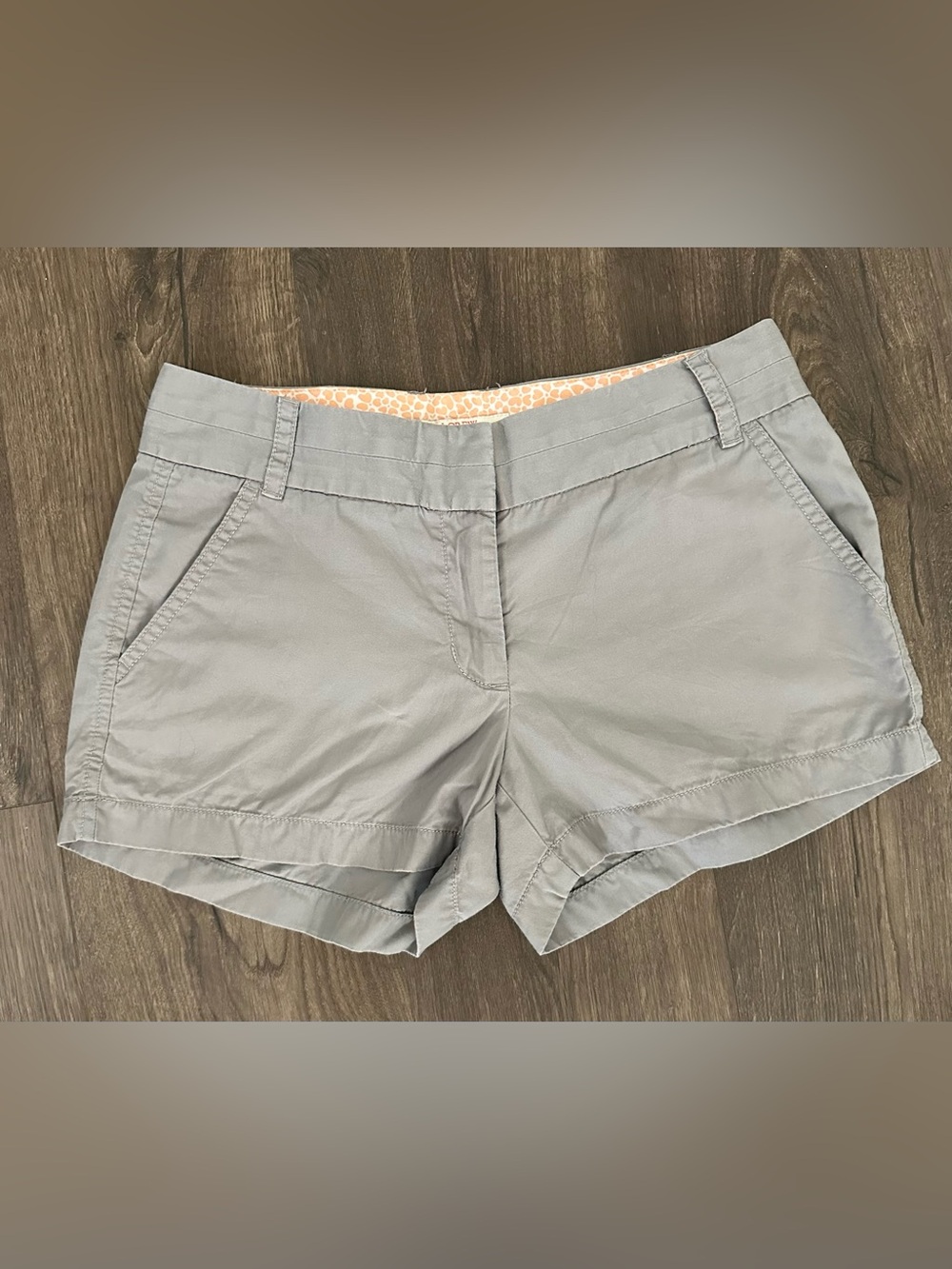 J. Crew Women's Light Gray 3” Chino Shorts